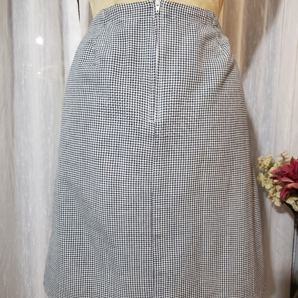 L&S designs size 13 black white check skirt - Picture 3 of 4